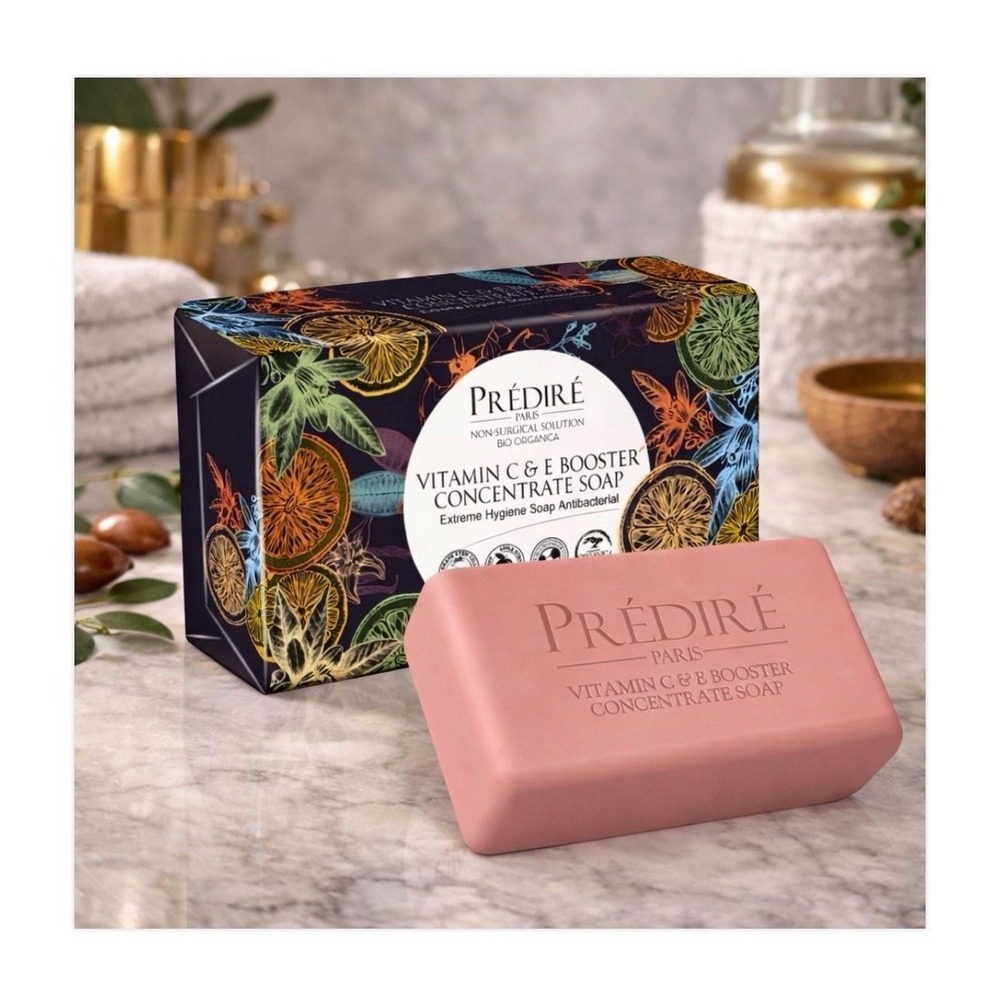Predire Paris Vitamin C & E Booster Concentrate Soap 175g Antibacterial Bar